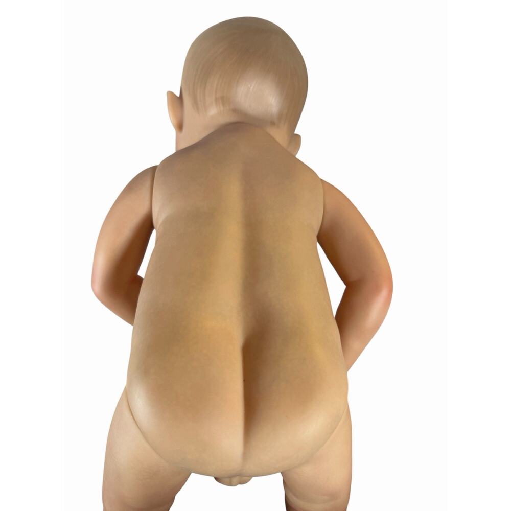 Reborn Baby Boy Doll 16" Eyes Closed Newborn Anatomically Correct Boy Open Mouth - Picture 9 of 9